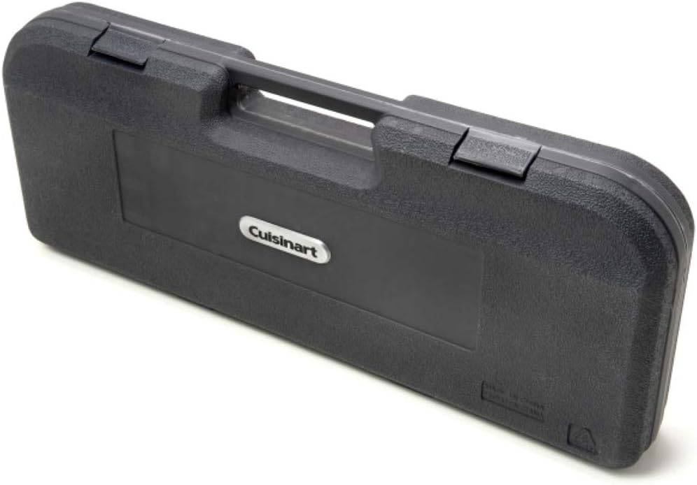 Cuisinart CCG190RB Inch BBQ, 14" x 14" x 15", Portable Charcoal Grill, 14" (Red) & CGS-W13 Wooden Handle Tool Set, Black (13-Piece)