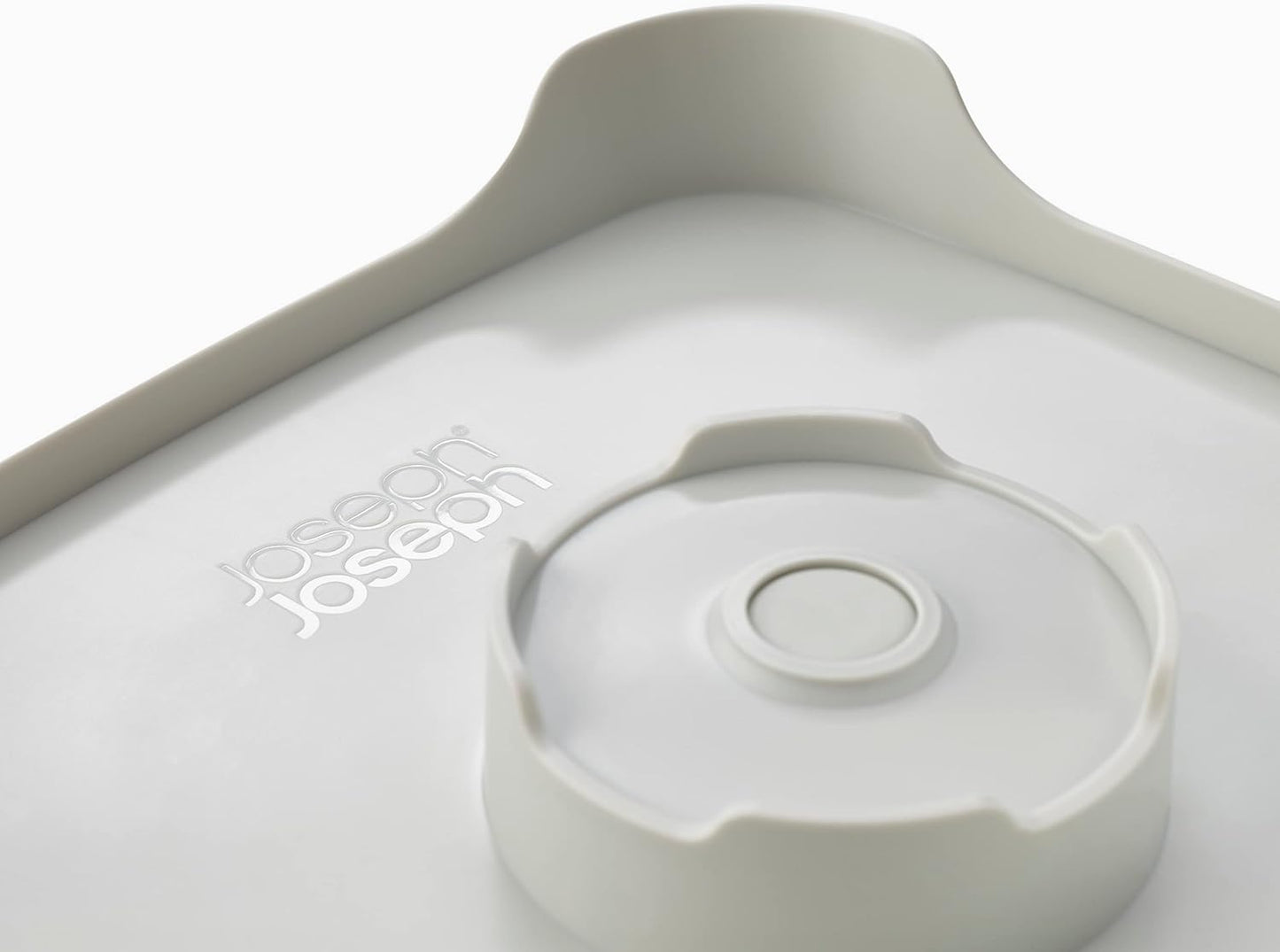 Joseph Joseph Wash & Drain Kitchen Dish Tub Wash Basin with Handles and Draining Plug, 9 liters/2.3 Gallons, Stone/Sage Green