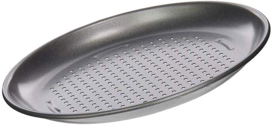 Cuisinart 4 Piece Pizza Pan Set, Mini, Steel Gray