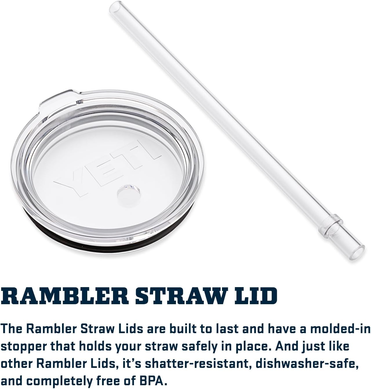 YETI Rambler 35 oz Tumbler with Handle and Straw Lid, Travel Mug Water Tumbler, Vacuum Insulated Cup with Handle, Stainless Steel, Black