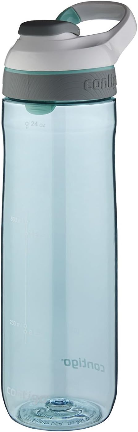 Contigo Autoseal Cortland Water Bottle, 24 Oz, Greyed Jade