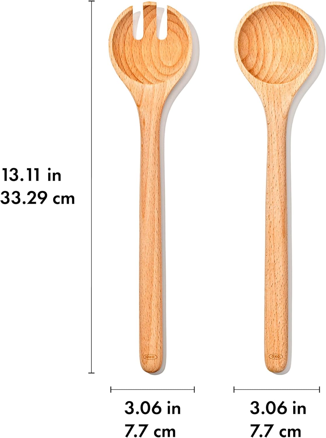 OXO Good Grips Beechwood Salad Servers – 2-Piece Set