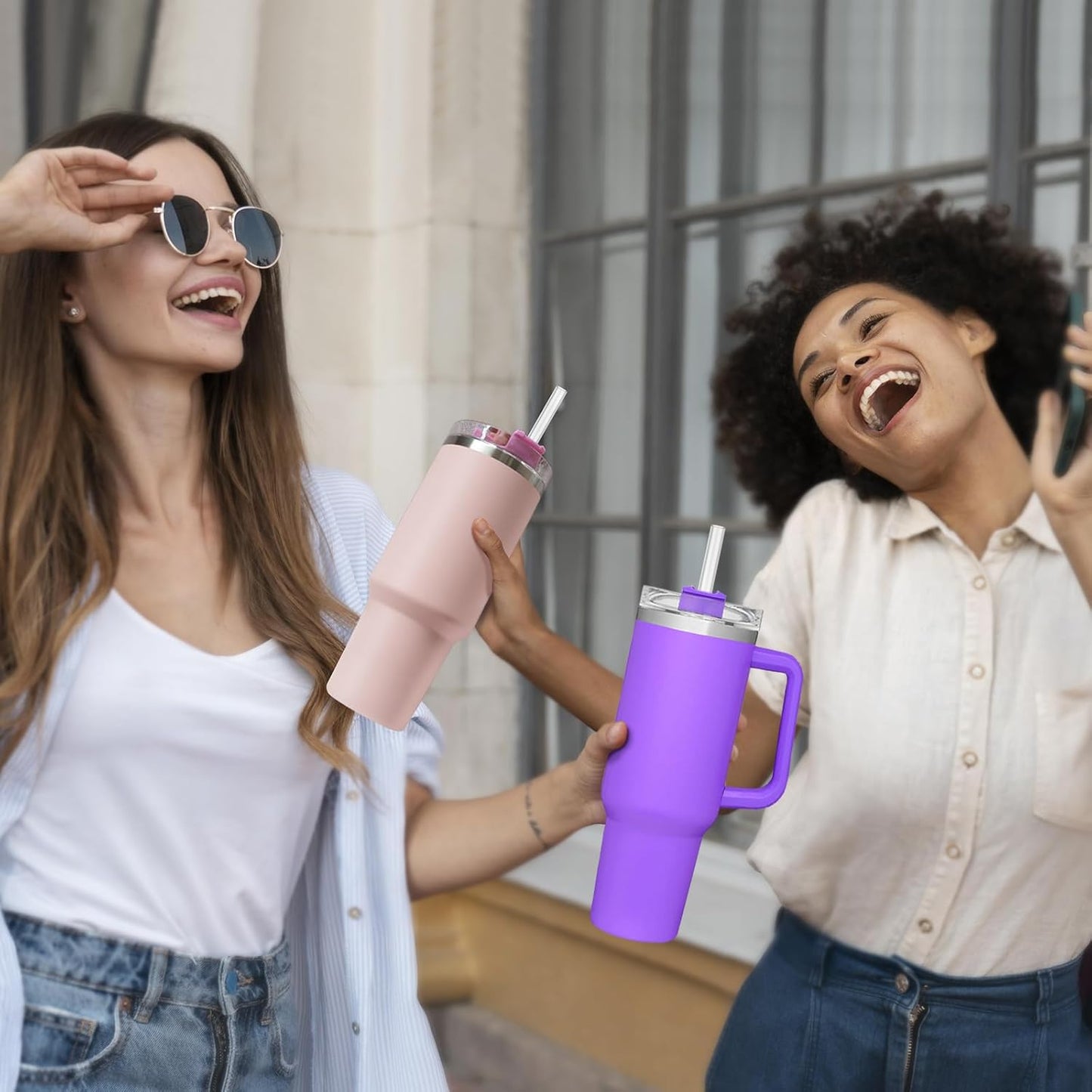 12 Pcs Replacement Straw for Stanley Cup 30oz, Reusable Long Clear Straw with Clear Brush for Stanley Cup Accessories, Dishwasher Safe and BPA Free