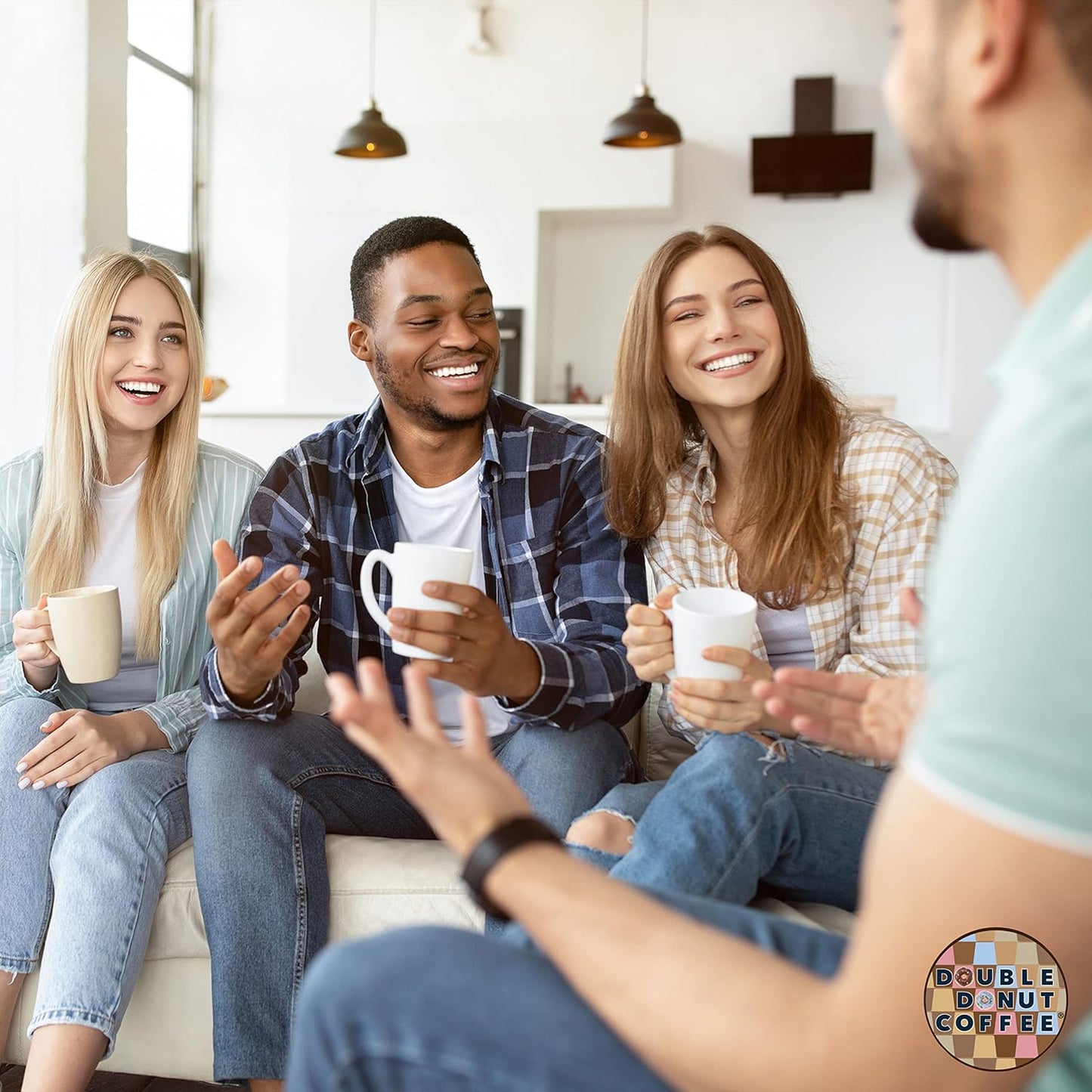 Double Donut Coffee Chai Latte Pods – Spiced & Creamy Chai Tea Latte – Notes of Cinnamon, Cardamom, Cloves & Ginger, Compatible with Keurig Brewers, 20 Count