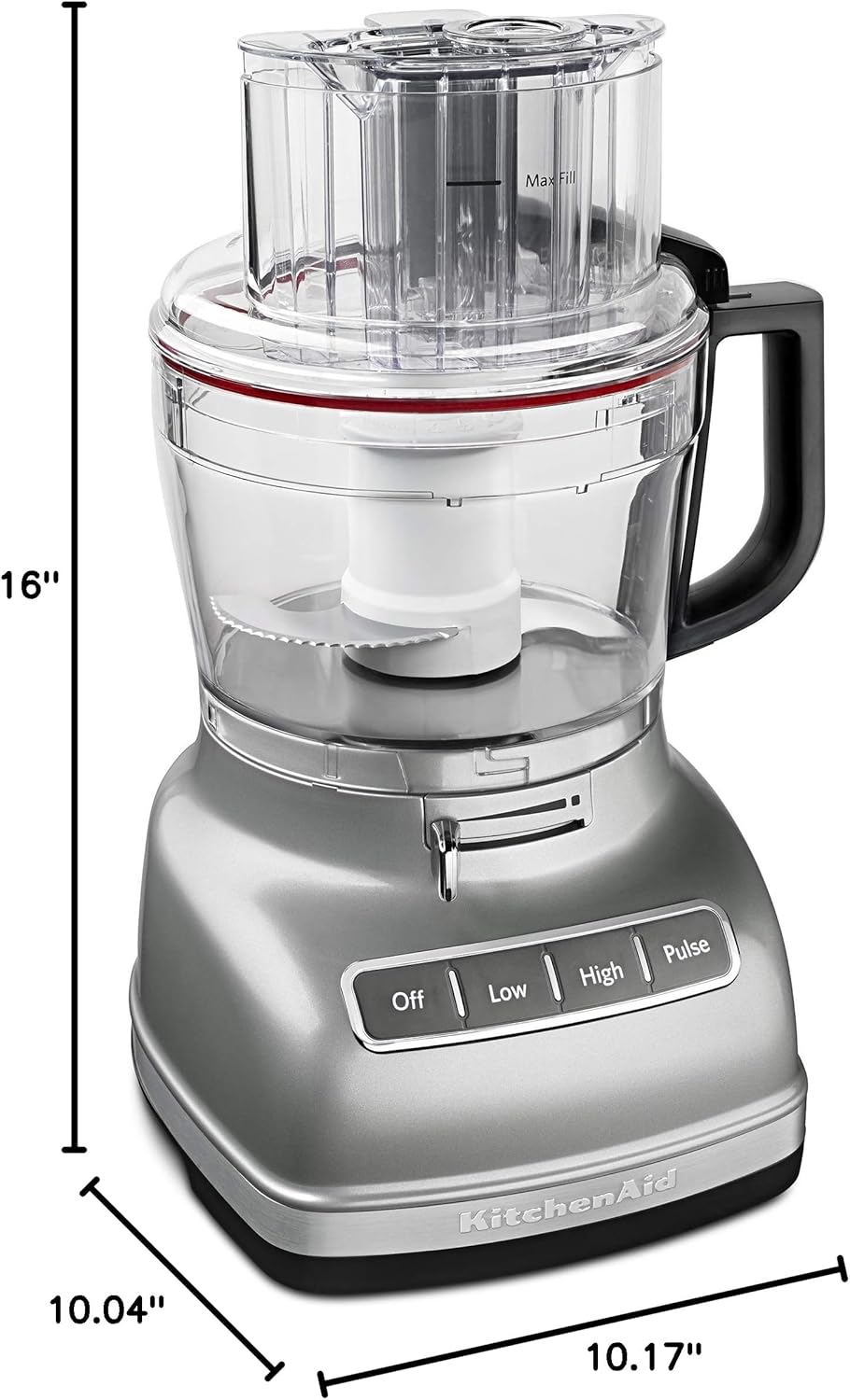 KitchenAid KFP1133CU 11 Cup Food Processor with Exactslice System - Contour Silver