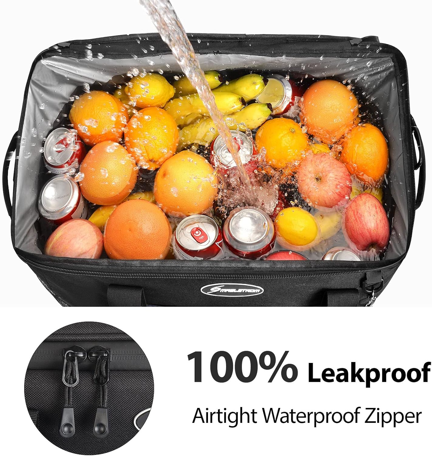 Maelstrom Collapsible Soft Cooler Bag, 24/30/60/75 Cans Beach Cooler, Ice Chest, Leakproof & Portable for Beach, Camping, Road Trips & Grocery Shopping