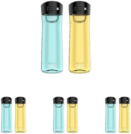 Contigo Jackson Water Bottle 24 Oz Leak-Proof | AUTOPOP Lid | One-Handed Operation | BPA-Free | For Travel | Pack of 8