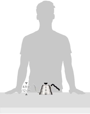 Hario V60 "Buono" Gooseneck Drip Kettle, 1000ml, Silver