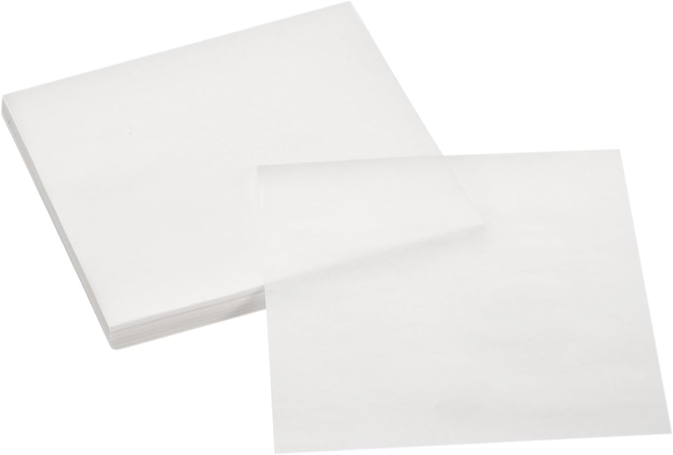 uxcell 200Pcs Air Fryer Parchment Paper, 4 Inch Square Air Fryer Liner, Non-Stick Steamer Liners for Oven, Microwave, Steaming Basket, White