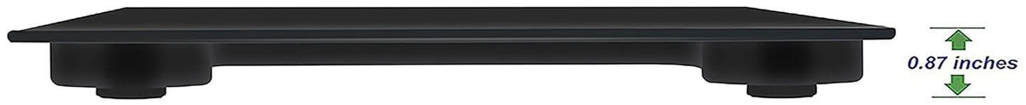 Scale for Body Weight, Digital Bathroom Scale, Weight Scales for People,Body Scale,Black,Max:400LB/180KG,2 Weighing Units: LB/KG