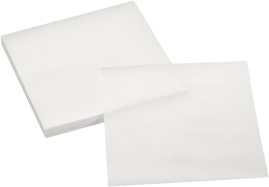 uxcell 200Pcs Air Fryer Parchment Paper, 5 Inch Square Air Fryer Liner, Non-Stick Steamer Liners for Oven, Microwave, Steaming Basket, White