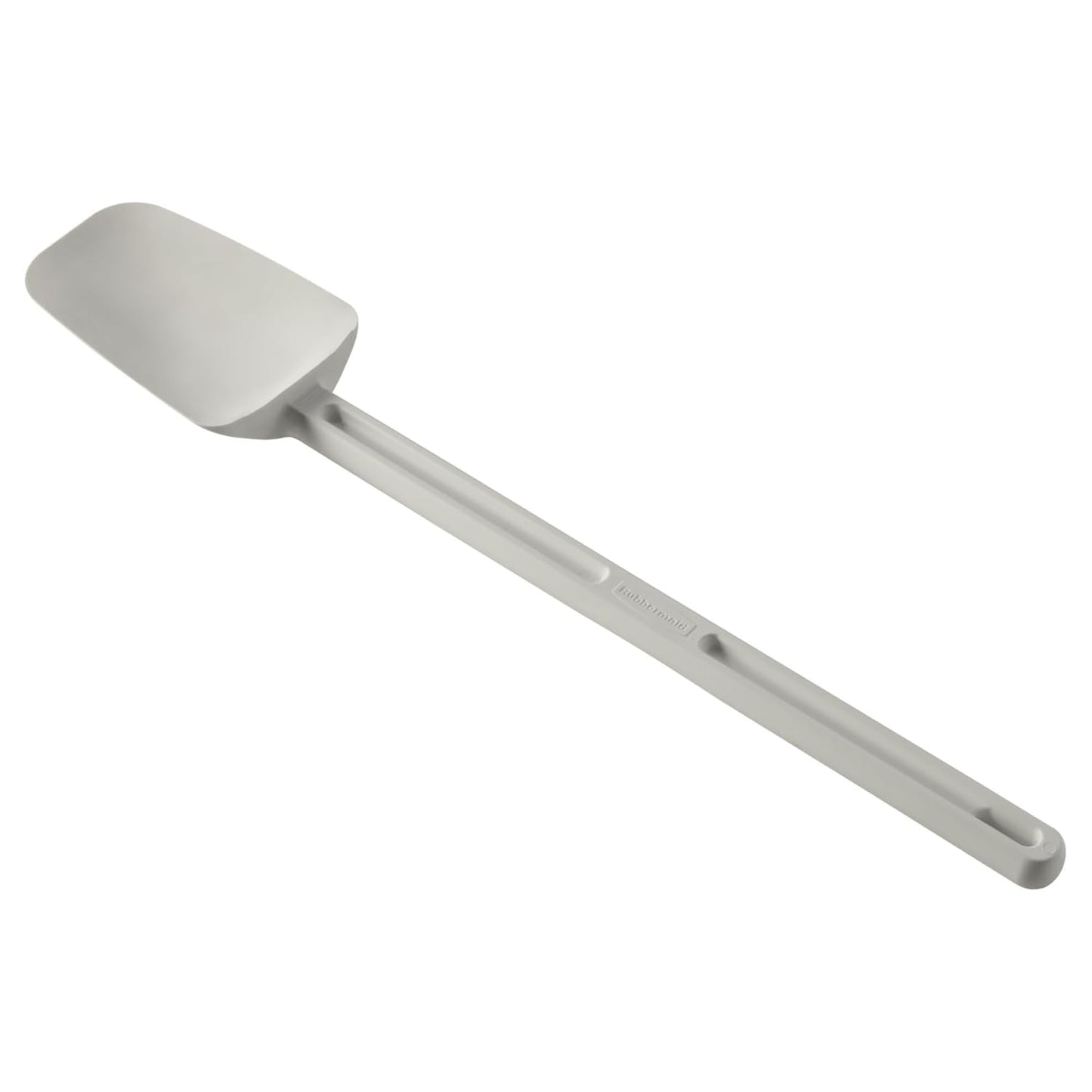 Rubbermaid Commercial Products Cold Temperature Spoon Spatula, Dishwasher Safe, 16.5 Inch, White, Clean-Rest Design, for Resturant/Home Cooking/Baking