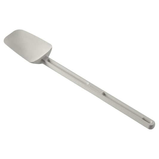 Rubbermaid Commercial Products Cold Temperature Spoon Spatula, Dishwasher Safe, 16.5 Inch, White, Clean-Rest Design, for Resturant/Home Cooking/Baking