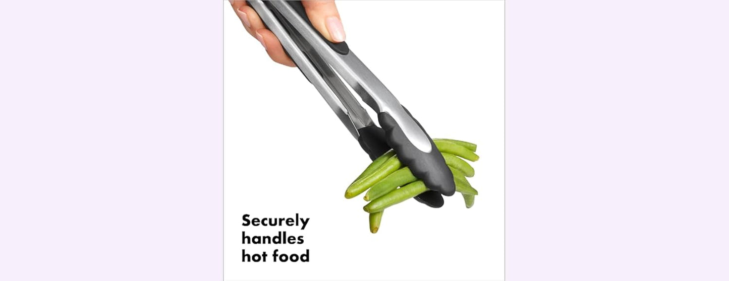 OXO Good Grips 9-Inch Locking Tongs with Nylon Heads