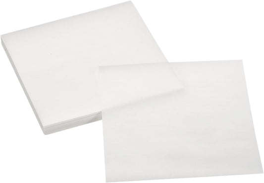 uxcell 200Pcs Air Fryer Parchment Paper, 4-1/2 Inch Square Air Fryer Liner, Non-Stick Steamer Liners for Oven, Microwave, Steaming Basket, White