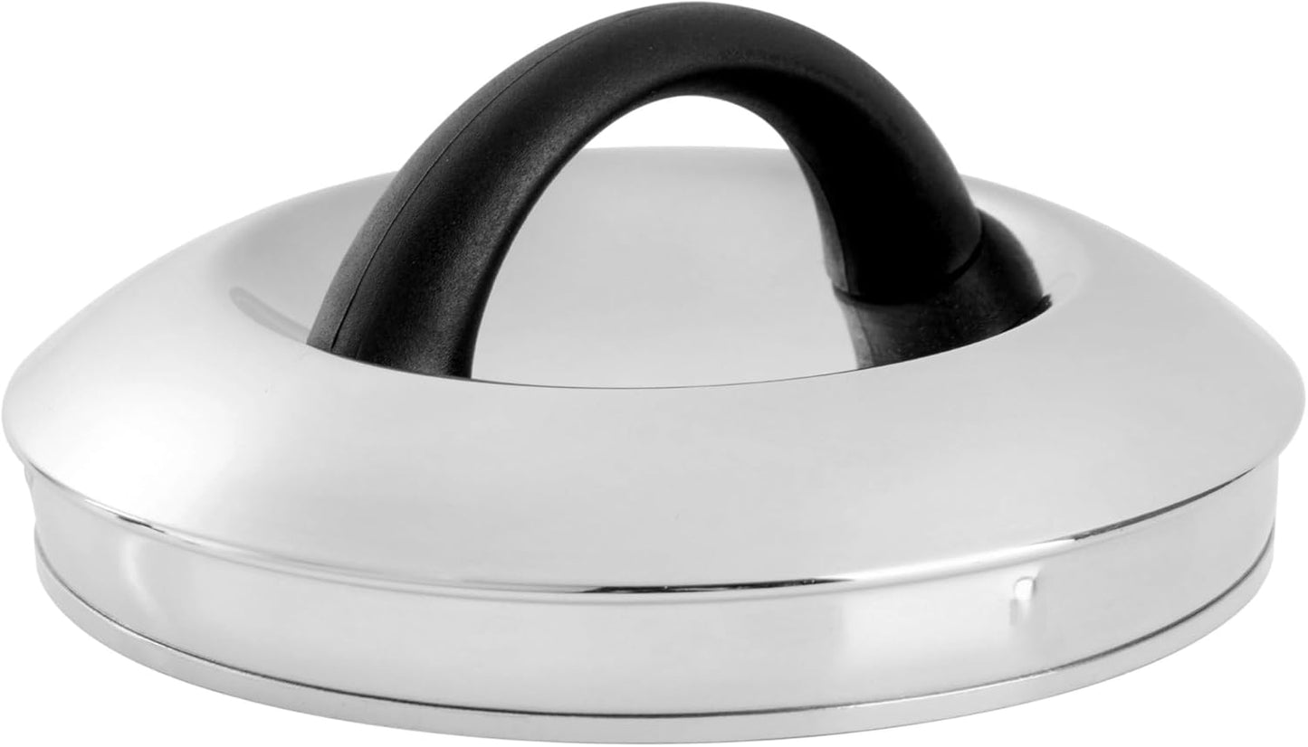 Mr. Coffee Flintshire Stainless Steel Whistling Tea Kettle W/Nylon Handle, 1.75-Quart, Metallic Teal Green