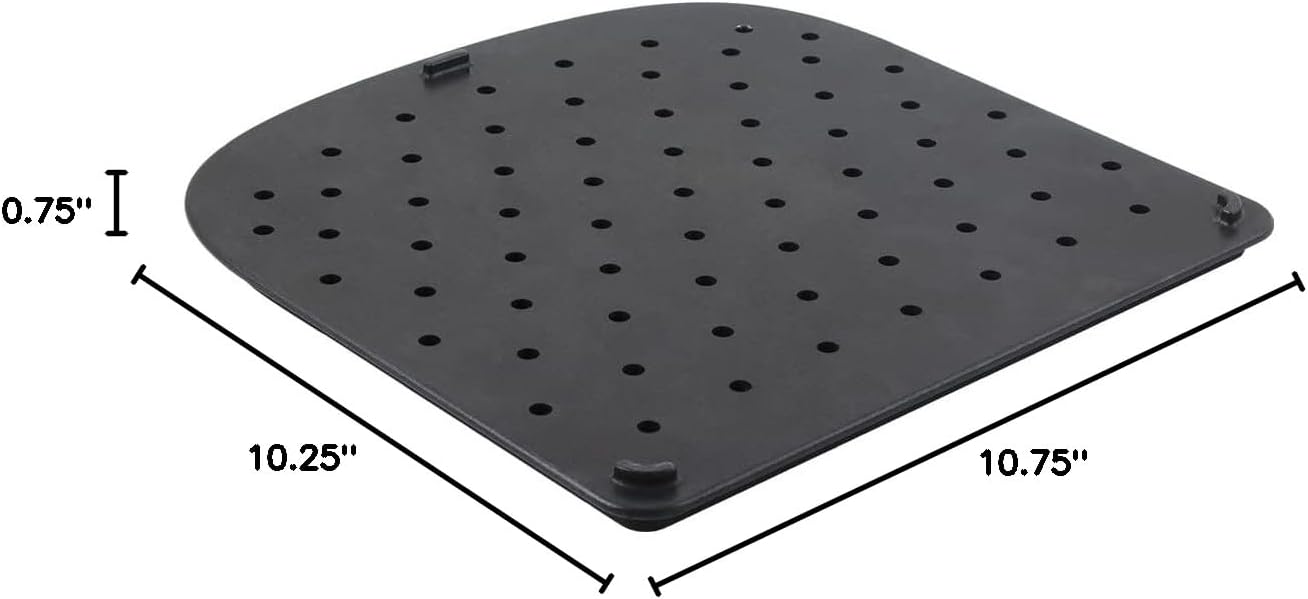 Nuwave Non-Stick Grill/Griddle Plate for the 14qt & 15.5qt Brio Digital Air Fryer – Perfect for Indoor Grilling, Compatible with Nuwave Brio Air Fryers Only