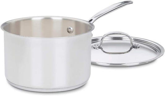 Cuisinart 7194-20 Chef's Classic Stainless 4-Quart Saucepan with Cover