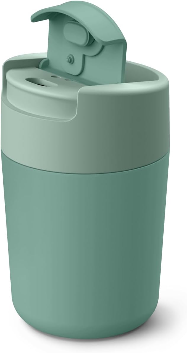 Joseph Joseph Sipp™ Travel Coffee Mug with Flip-top Cap - 340 ml (12 fl. oz) - Green