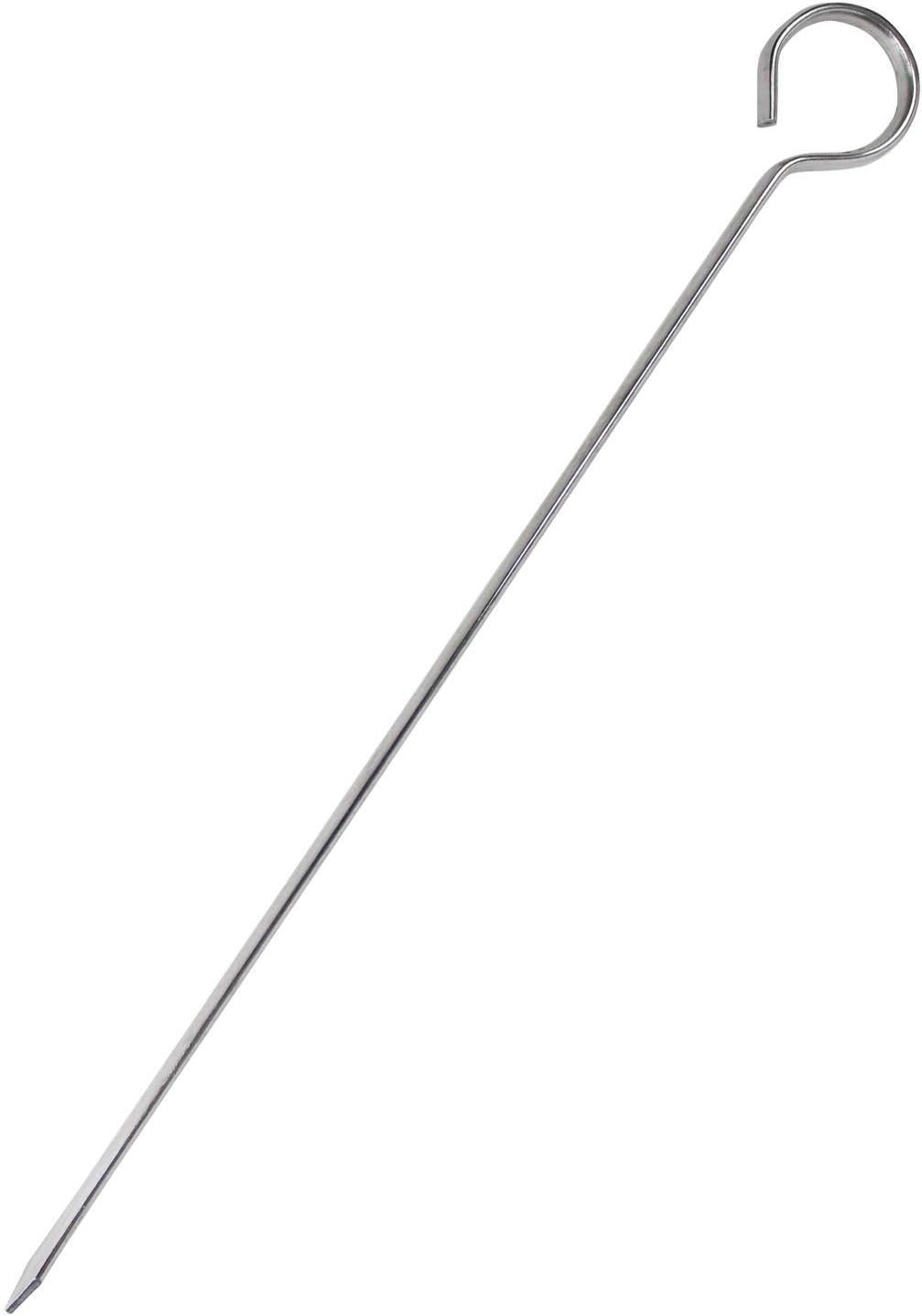 Blue Donuts 24 Pack Kabob Skewers for Grilling 8 Inch - BBQ Grill Grilling Accessories, Stainless Steel, Pack of 24