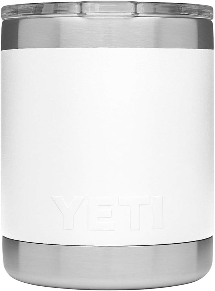 YETI Rambler 10 oz Lowball, Vacuum Insulated, Stainless Steel with MagSlider Lid