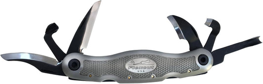 FLEXCUT Left Handed Carvin Jack 2.0, Folding Multi Tool for Woodcarving, Includes 6 Blades, Made in USA | JKNK291