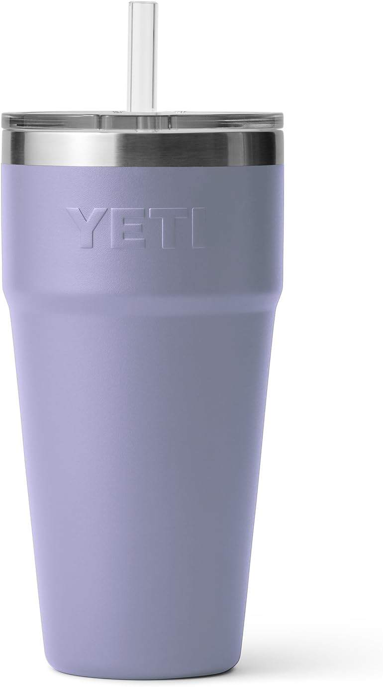 YETI Rambler 26 oz Straw Cup, Vacuum Insulated, Stainless Steel with Straw Lid