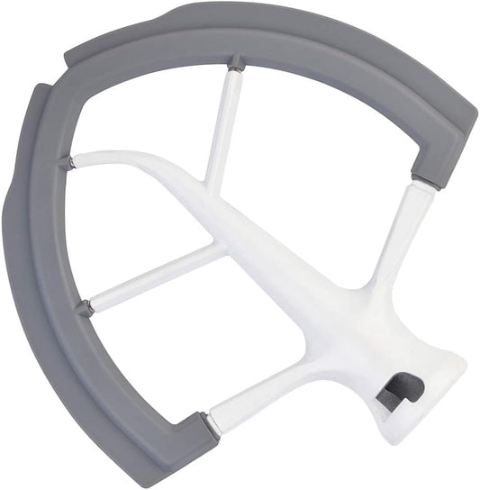 Flex Edge Beater for KitchenAid Bowl-Lift Stand Mixer - 6 Quart Flat Beater Paddle with Flexible Silicone Edges