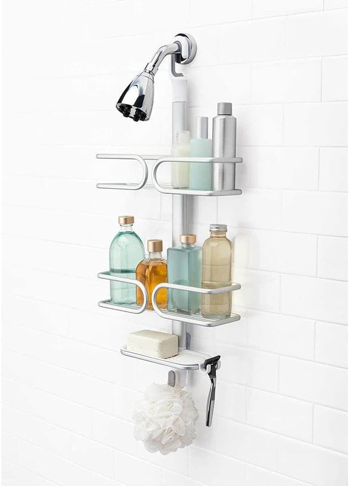 OXO Good Grips 3-Tier Aluminum Shower Caddy