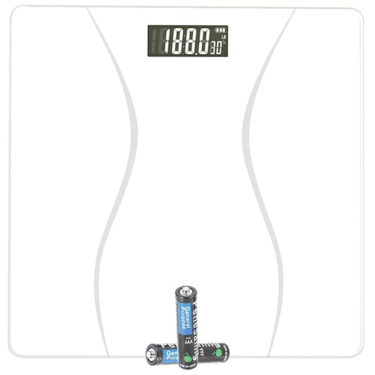 Scale for Body Weight, Digital Bathroom Scale, Weight Scales for People,Body Scale,White,Max:400LB/180KG,2 Weighing Units: LB/KG