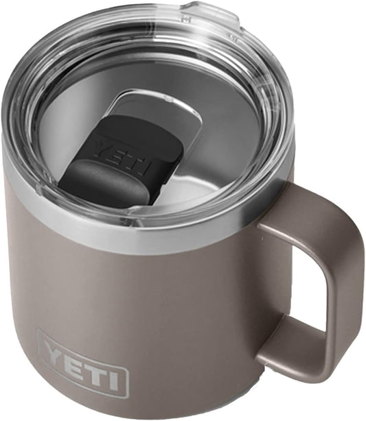 YETI Rambler 14 oz Mug, Vacuum Insulated, Stainless Steel with MagSlider Lid, Stainless