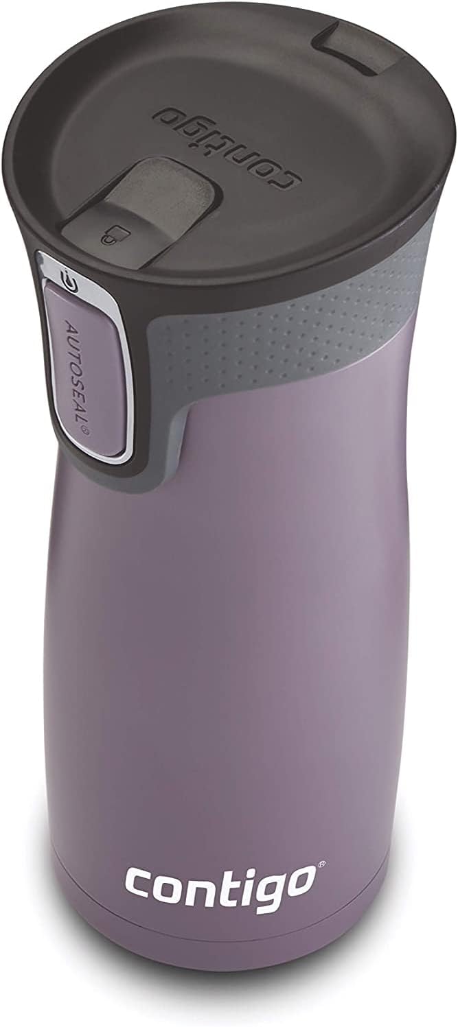 Contigo West Loop Autoseal Travel Mug, Stainless Steel Thermal Mug, Vacuum Flask, Leakproof Tumbler, Coffee Mug with BPA-Free Easy-Clean Lid