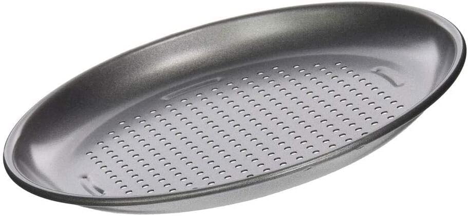 Cuisinart 4 Piece Pizza Pan Set, Mini, Steel Gray (Pack of 2)