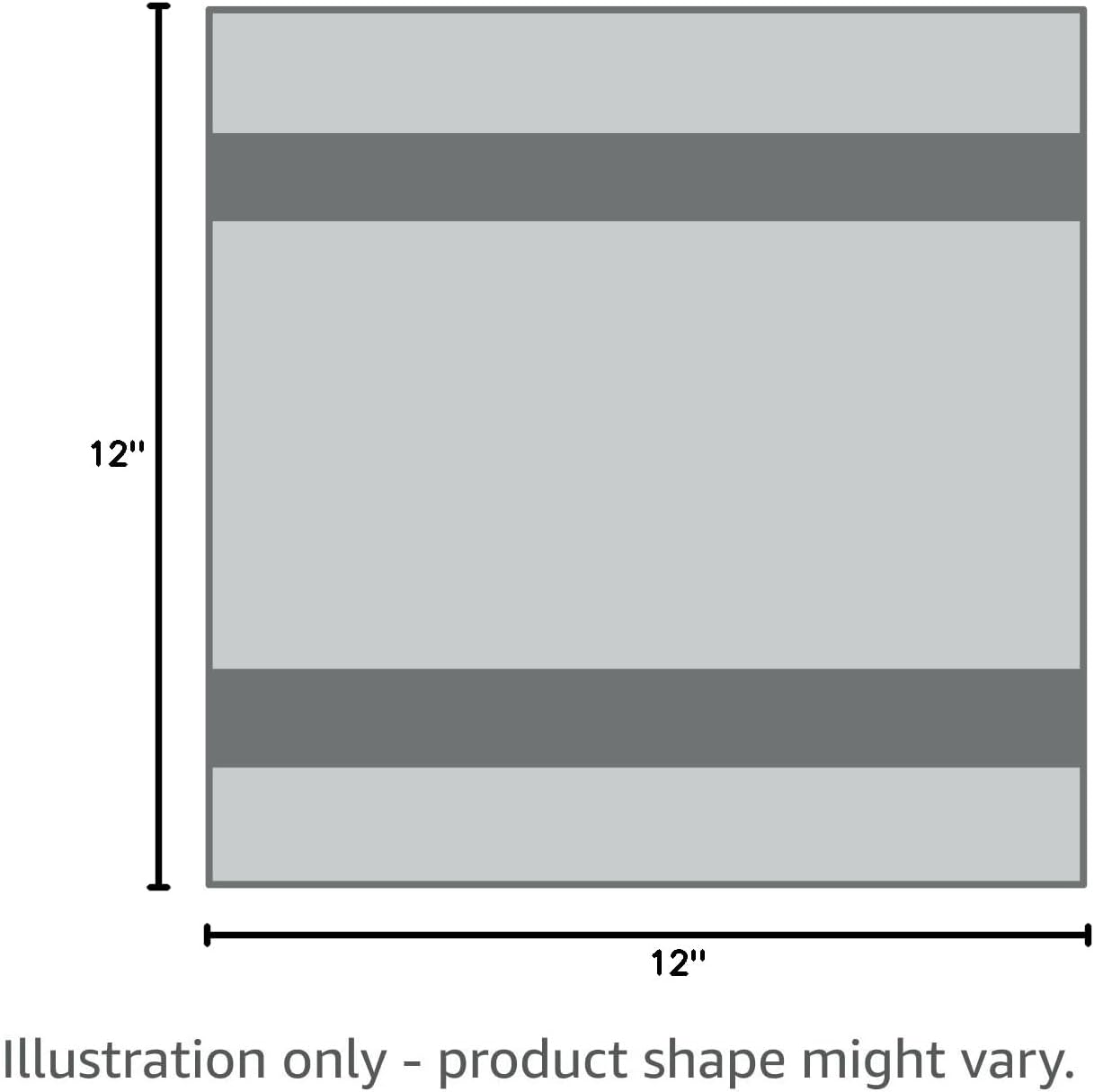 KitchenAid Albany Dishcloth 8 Pack Set, Matte Grey/White, 12"x12"