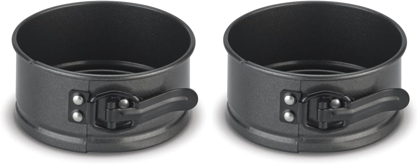 Cuisinart 086279084958 Mini-Metal-Bakeware, Spring Form Pan, Steel Alloy (Pack of 2)