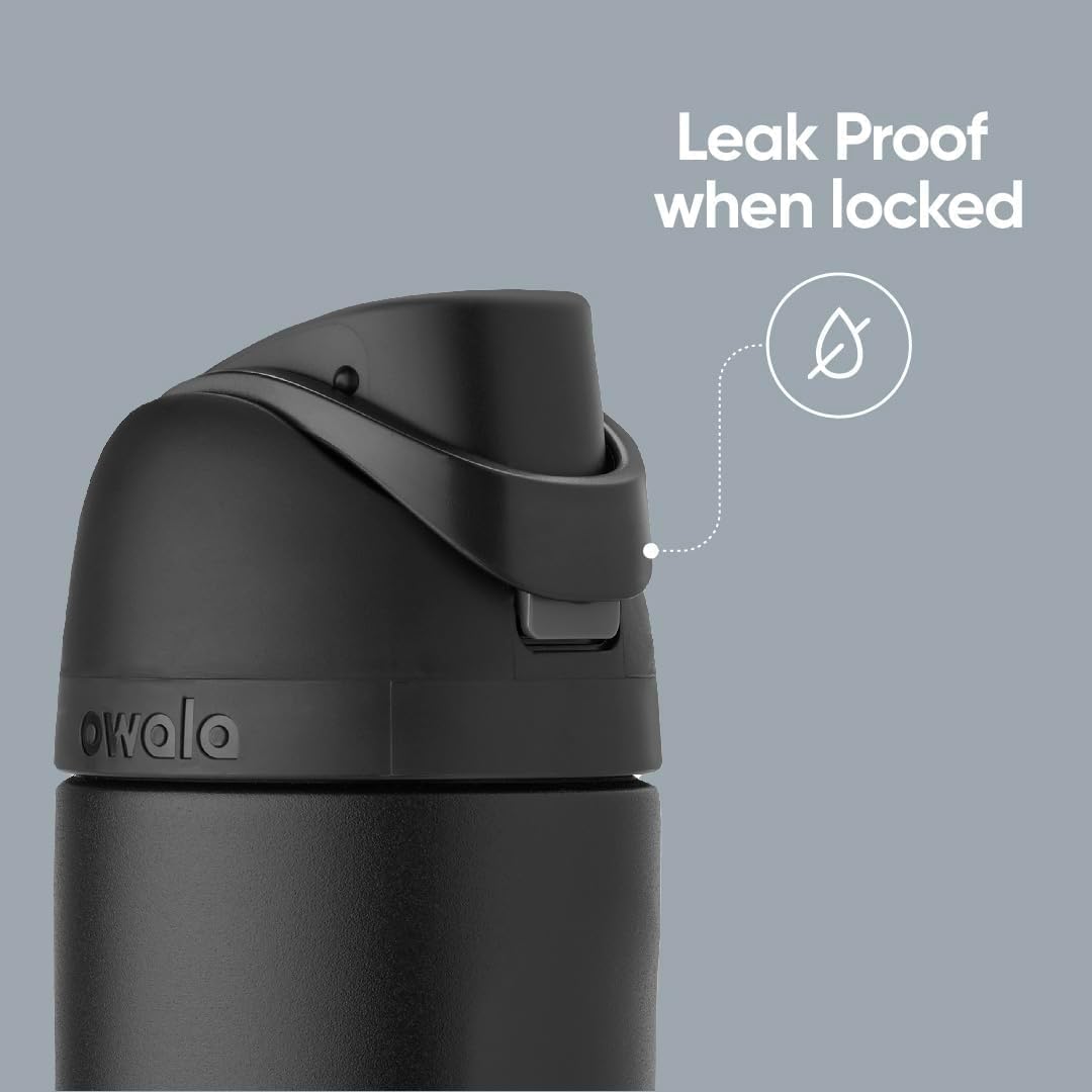 Owala FreeSip Insulated Stainless Steel Water Bottle with Straw for Sports, Travel, and School BPA-Free Sports Water Bottle, 32 oz, Citrus Crush