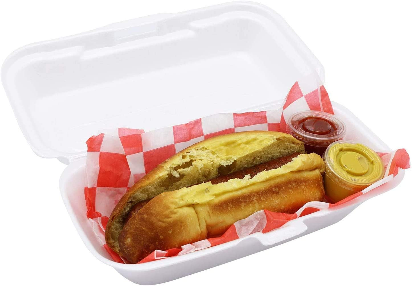 Portion Cups with Lids (1 Ounces, 100 Pack) | Disposable Plastic Cups for Meal Prep, Portion Control, Salad Dressing, & Medicine | Small Plastic Condiment Container