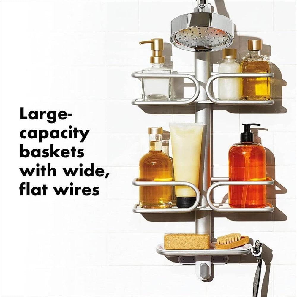 OXO Good Grips 3-Tier Aluminum Shower Caddy