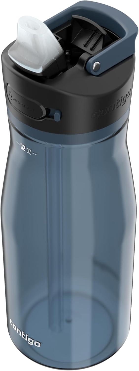 Contigo Ashland Water Bottle, 32 oz, Blueberry