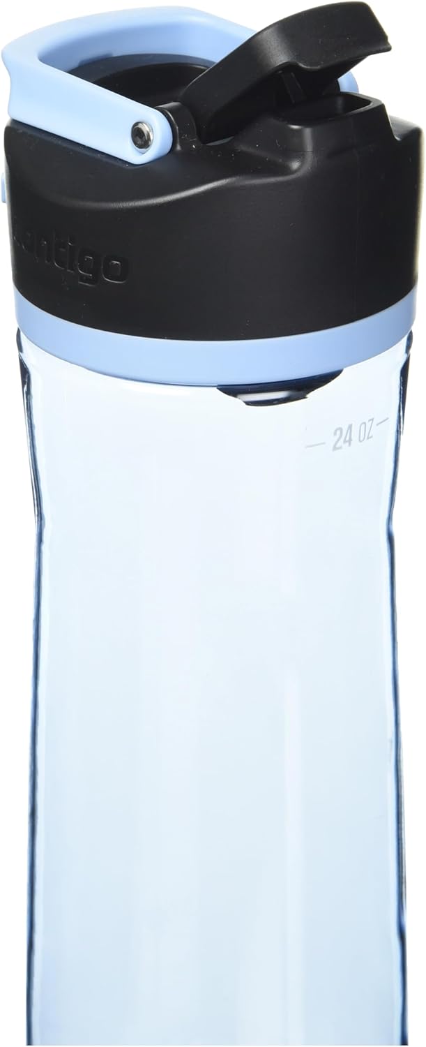 Contigo Cortland Water Bottle 24 oz Glacier (Pack of 4)