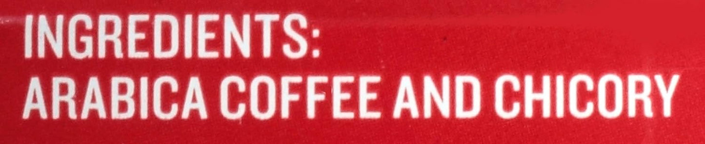 French Market Coffee & Chicory Dark Roast Ground Coffee, 12oz Can (Pack of 1)