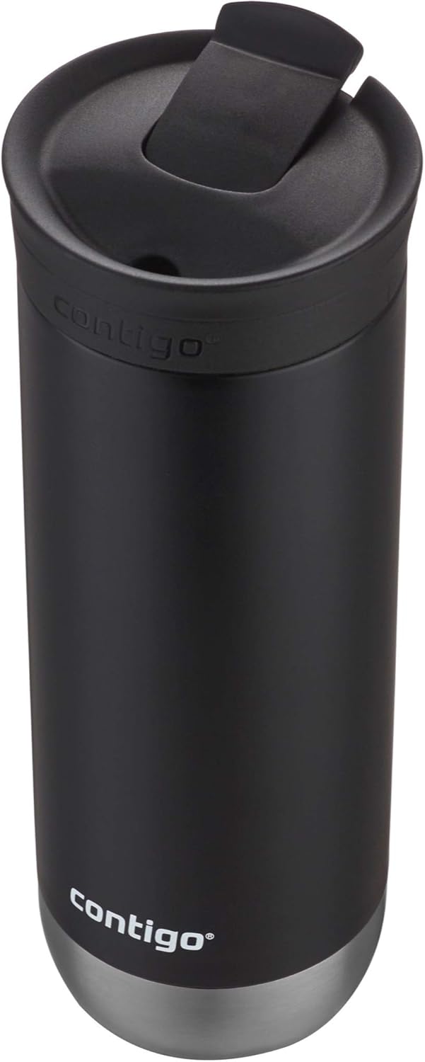 Contigo Huron 2.0 Stainless Steel Travel Mug with SNAPSEAL Lid 20oz. Licorice