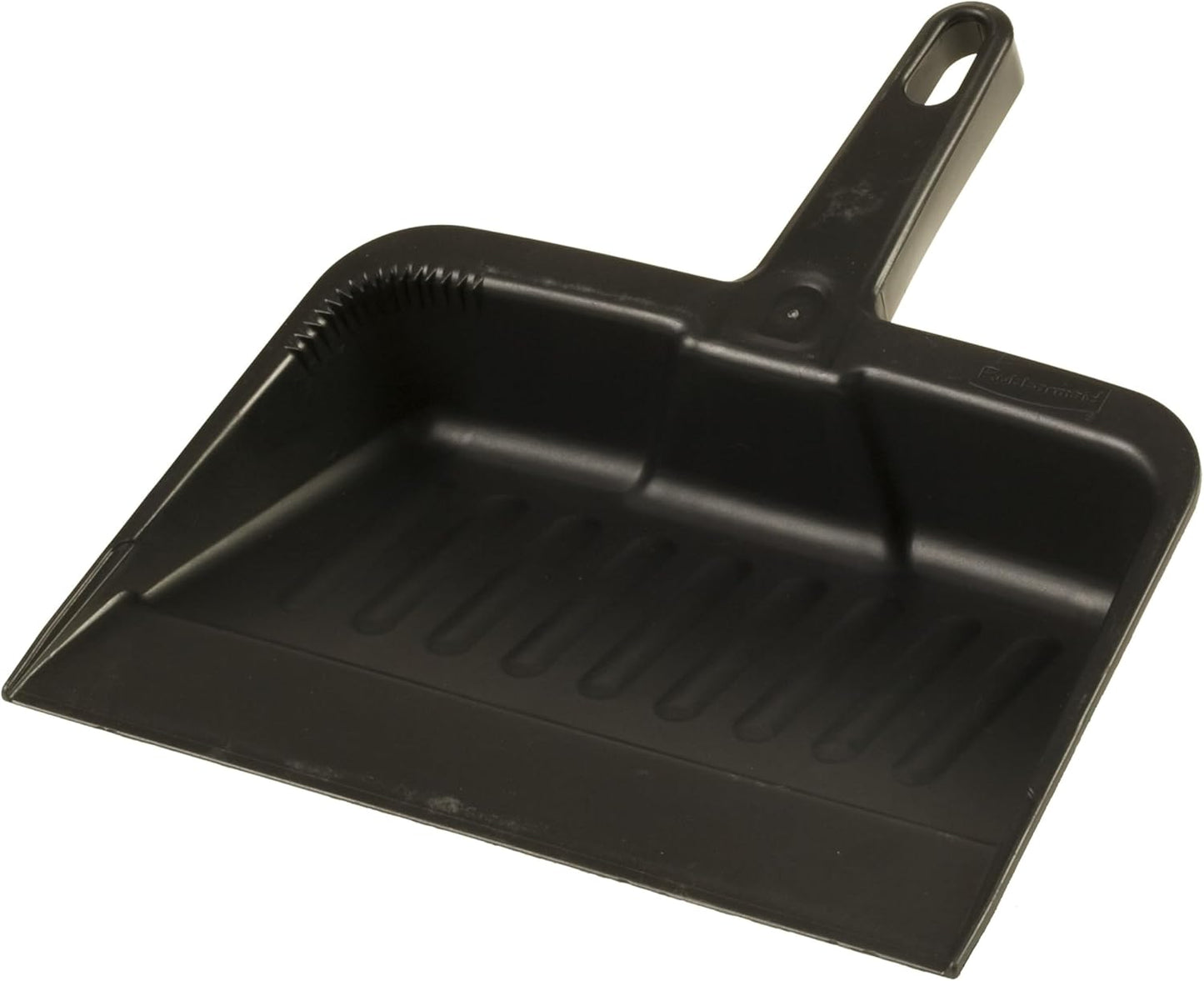 Rubbermaid Commercial Products 12.25, Heavy-Duty Dust Pan, Durable Plastic, Charcoal, Ideal for Industrial/Professional Debris Collection & Home Cleaning