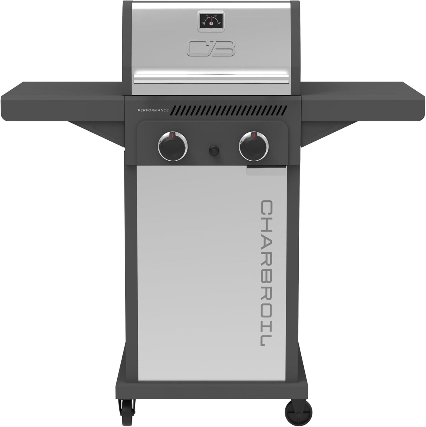 Charbroil Performance Series 2-Burner Gas Grill Cabinet, Stainless Steel - 463638125