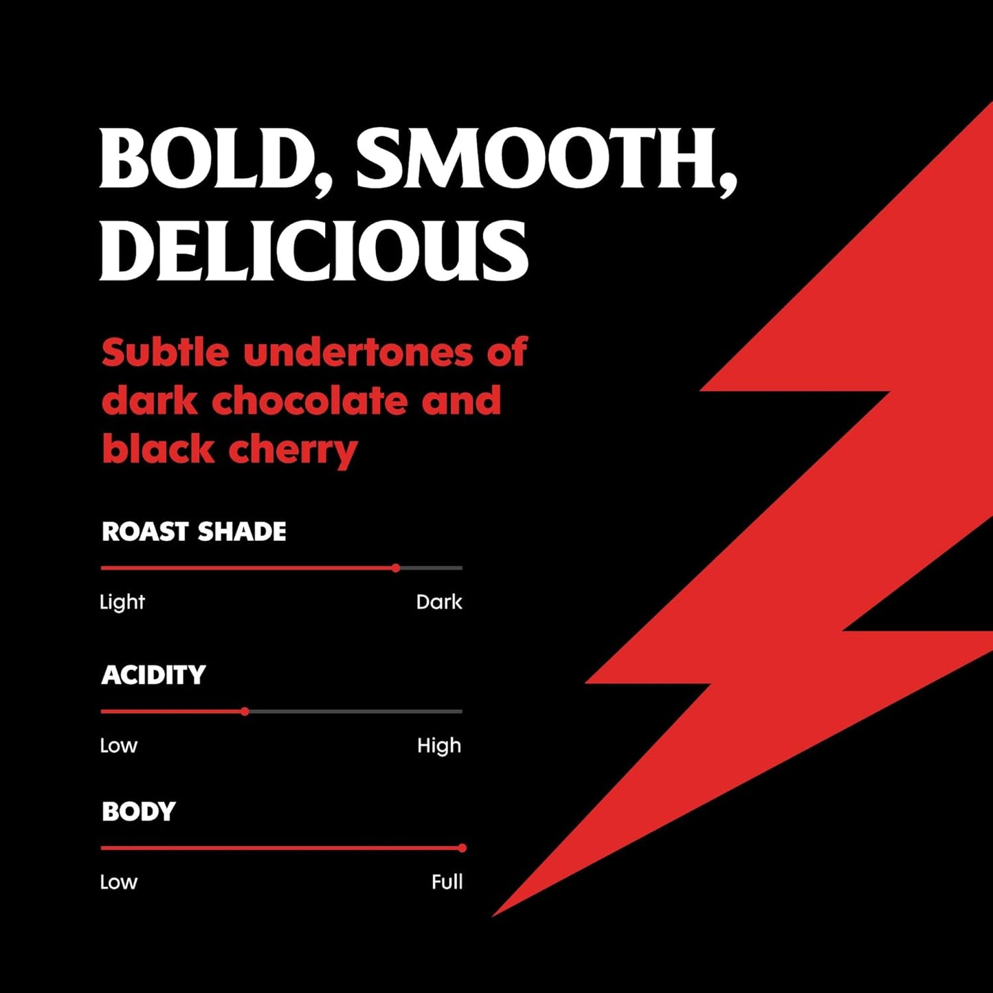 Death Wish Coffee Whole Bean Dark Roast - USA Organic Coffee Beans - Fair Trade Arabica & Robusta Coffee Beans - Dark Roast Coffee Beans (80 oz.)