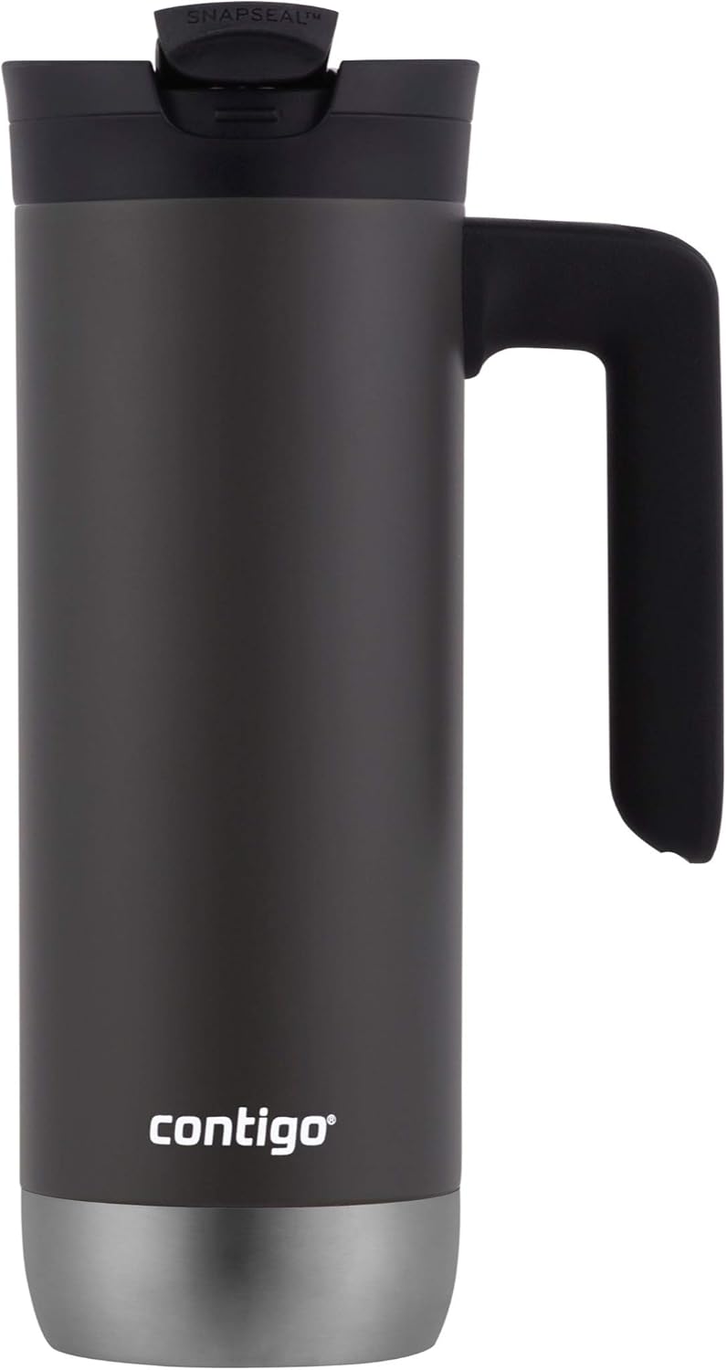 Contigo Byron 24oz & Superior 20oz Stainless Steel Travel Mugs with Leak-Proof Lids