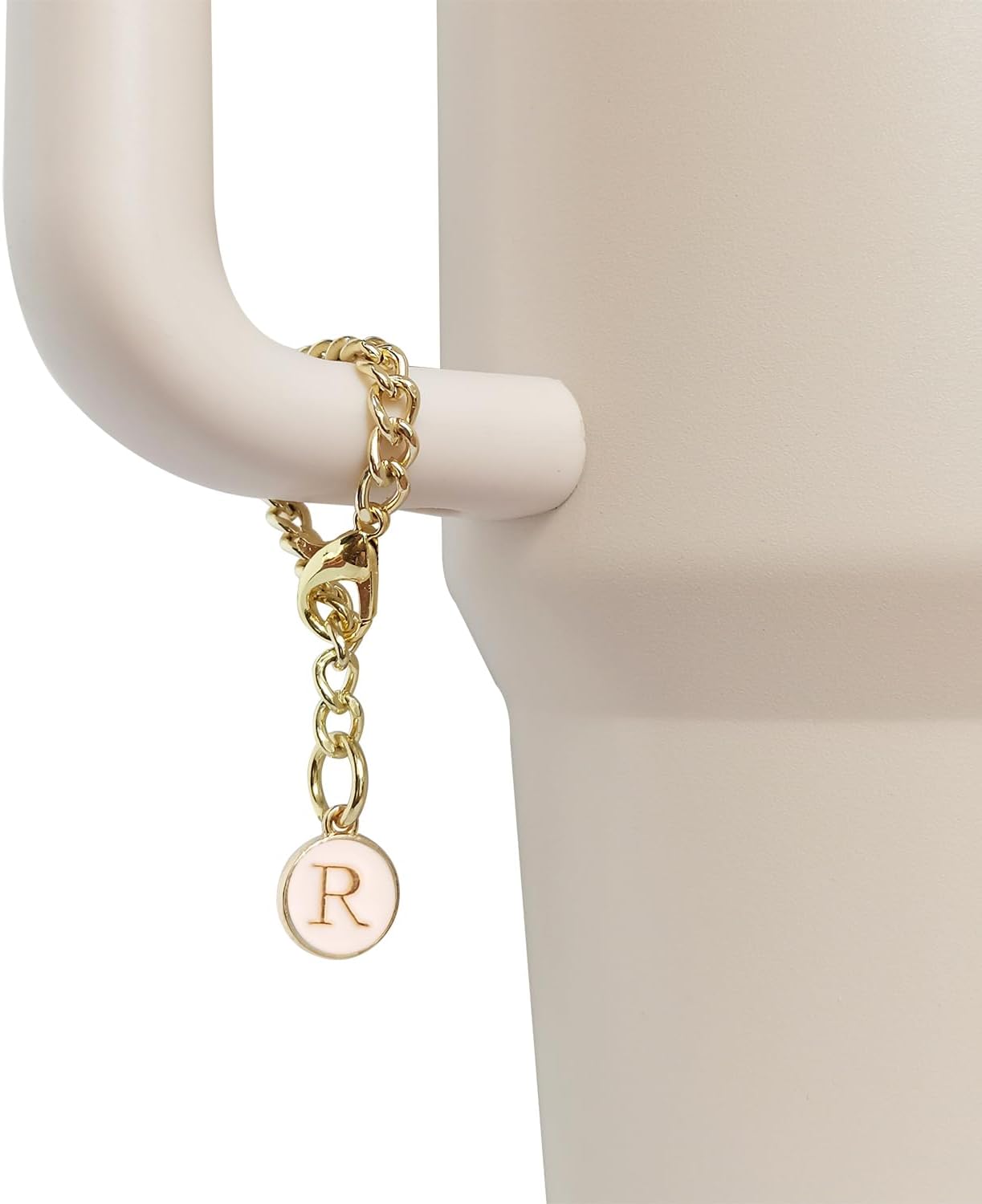 Letter Charm Accessories for Stanley Cup 2PCS Initial Name ID Personalized Handle Charm for Stanley Tumbler