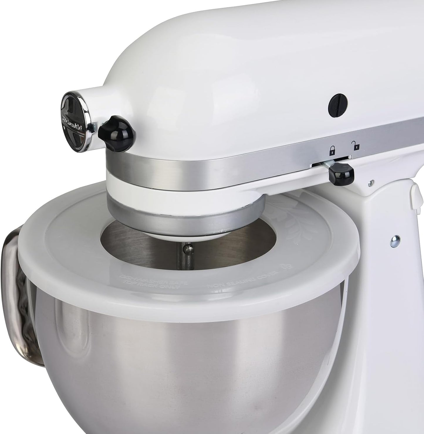 Mixer Bowl Cover for KitchenAid 4.5-5 Quart Tilt-Head Stand Mixers, Mixer Splatter Guard Lid to Prevent Spilling of Ingredients (Pack of 1)