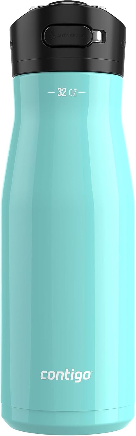 Contigo Ashland Beverage Water Bottles 32oz (Pack of 1) Jade Vine