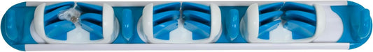 Evriholder Grip & Store Broom Holder 3 Position, Easy Way to Organize, Organized Laundry Room, Easily Store Tools and More, Strong Grip Technology, Blue